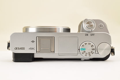 [Top Mint Count: 8090] Sony ILCE-6400Y A6400 Silver w/ SELP1650 SEL55210 US Ship