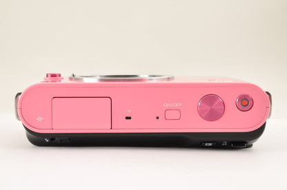 [Top Mint+] Nikon 1 J1 Pink 10.1MP Mirrorless Camera 10-30mm & 30-110mm US OR