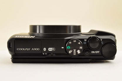 [Top Mint] Nikon COOLPIX A900 Black 20.3MP Compact Digital Camera Ship from US