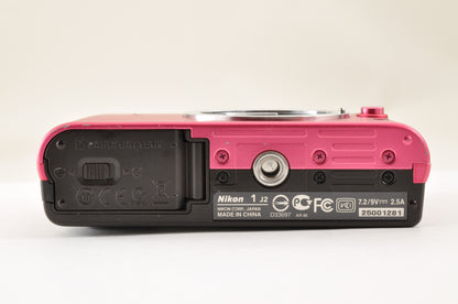[US Duty Paid] Nikon 1 J2 Pink Digital Camera 10-30mm & 30-110mm Lens US Ships