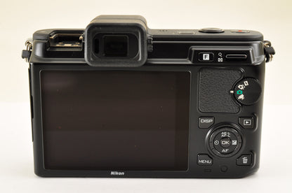 [Mint+++] Nikon 1 V1 Black Mirrorless Camera 10-30mm & 30-110mm W zoom Lens Kit