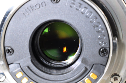[US Duty Paid] Nikon 1 Nikkor 18.5mm F/1.8 Silver Lens for Nikon 1 mount US Ship