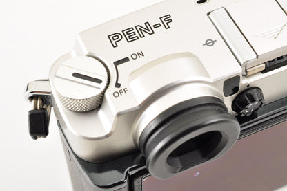 [US Duty Paid] Olympus PEN-F 20.3MP Digital Mirrorless  Silver Body Count: 14030