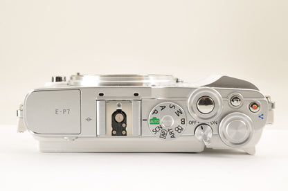 [Top Mint+++] OLYMPUS PEN E-P7 Mirrorless Camera White W zoom lens Kit US ships