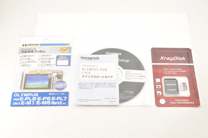 [US Duty Paid] OLYMPUS PEN E-PL8 Brown 14-42mm 40-150mm Lens Count:1917 From USA