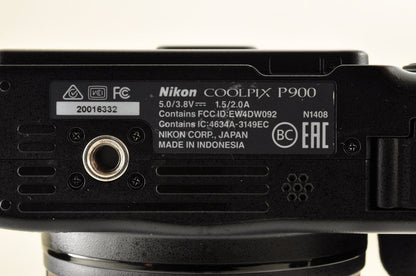 [Mint+] Nikon COOLPIX P900 Black 83x zoom 16MP Compact Digital Camera US Ships