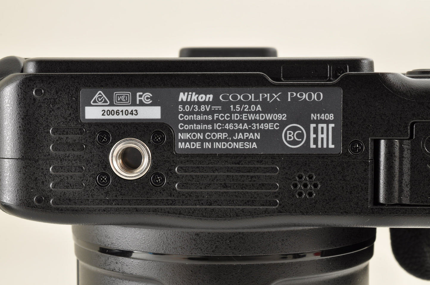 [Top Mint] Nikon COOLPIX P900 Black 83x zoom 16MP Compact Digital Camera US Ship