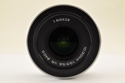 [Mint+] Nikon 1 NIKKOR 10-30mm & 30-110mm VR White W zoom Camera lens US Stock