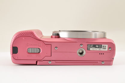 [US Duty Paid] SONY Alpha A5000 Digital Camera PINK & SELP1650 Lens English OK!
