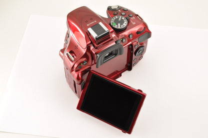 [Mint+++] Nikon D5200 RED 24.1MP Digital SLR Camera 18-55mm VR Lens kit US Stock