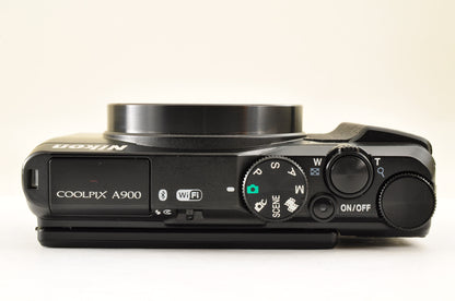 [Top Mint+ in BOX] Nikon COOLPIX A900 Black 20.3MP Compact Digital Camera OR US
