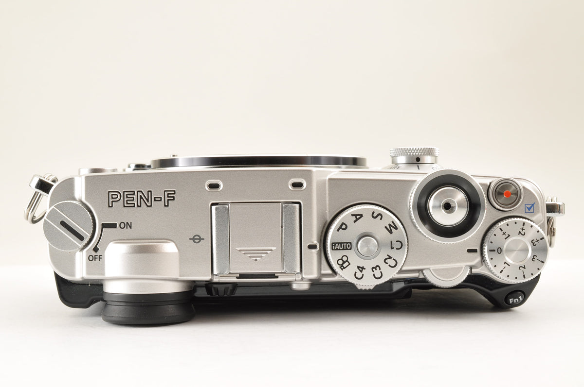 [Top Mint+++] Olympus PEN-F 20.3MP Digital Mirrorless Silver Body SC: 405 US OR