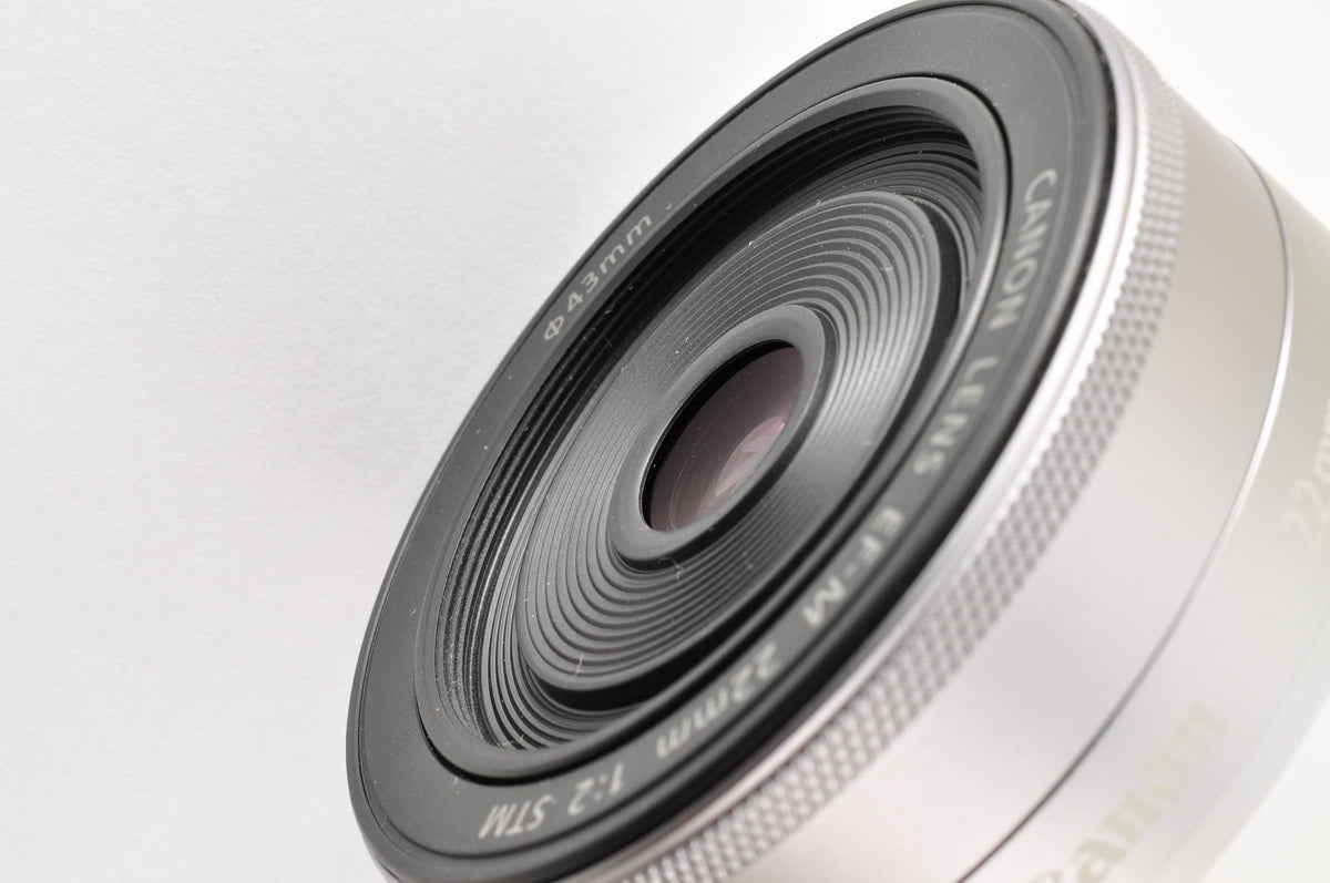 [Top Mint+] Canon EF-M 22mm f/2 STM AF Lens Silver for EOS EF-M Mount US OR Ship