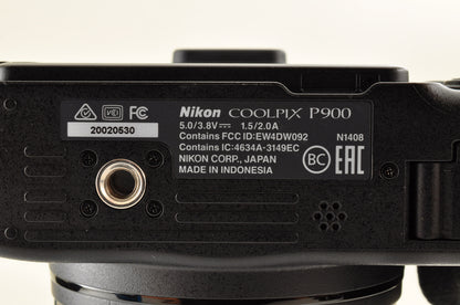 [Top Mint+] Nikon COOLPIX P900 Black 83x zoom 16MP Compact Digital Camera US OR