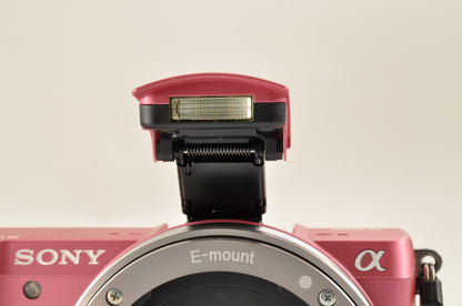 [Top Mint+] SONY Alpha A5000 Digital Camera PINK & SELP1650 Lens English OK!