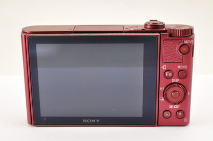 [US Duty Paid] Sony DSC-WX500 RED 18.2MP 30x Digital Camera Multilingual US Ship