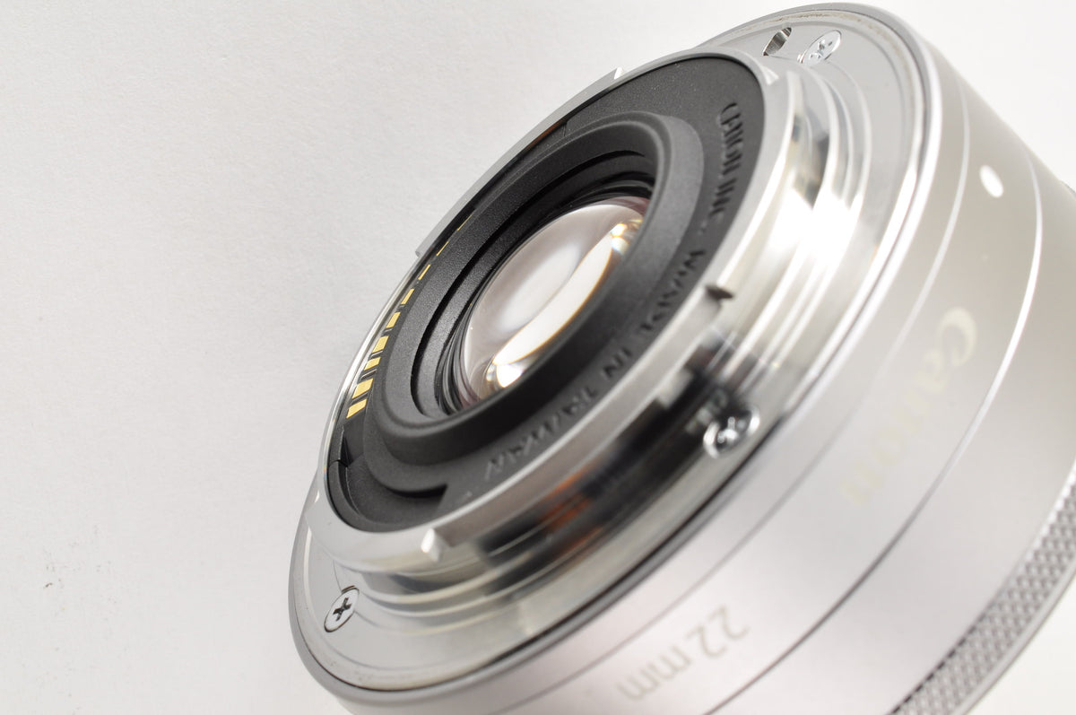 [Top Mint+] Canon EF-M 22mm f/2 STM AF Lens Silver for EOS EF-M Mount US OR Ship