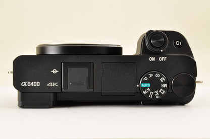 [Top Mint+++ SC: 505] SONY A6400 ILCE-6400Y Black w/ SELP1650 SEL55210 US Ships