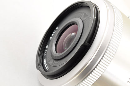 [US Duty Paid] Nikon 1 Nikkor 18.5mm F/1.8 Silver Lens for Nikon 1 mount US Ship