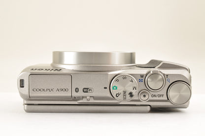 [Top Mint in BOX] Nikon COOLPIX A900 Silver 20.3MP Compact Digital Camera US OR