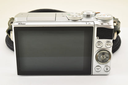 [Mint+++ SC:3038] Nikon 1 J5 Silver Double zoom Kit 10-30mm & 30-110mm US Ships
