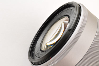 [US Duty Paid] Canon EF-M 55-200mm f/4.5-6.3 IS STM Silver for EF-M Lens US Ship