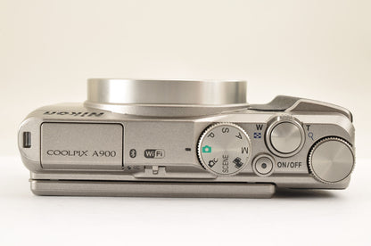 [Top Mint+ in BOX] Nikon COOLPIX A900 Silver 20.3MP Compact Digital Camera OR US