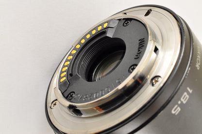 [US Duty Paid] Nikon 1 Nikkor 18.5mm F/1.8 Black Lens for Nikon 1 mount US Ship