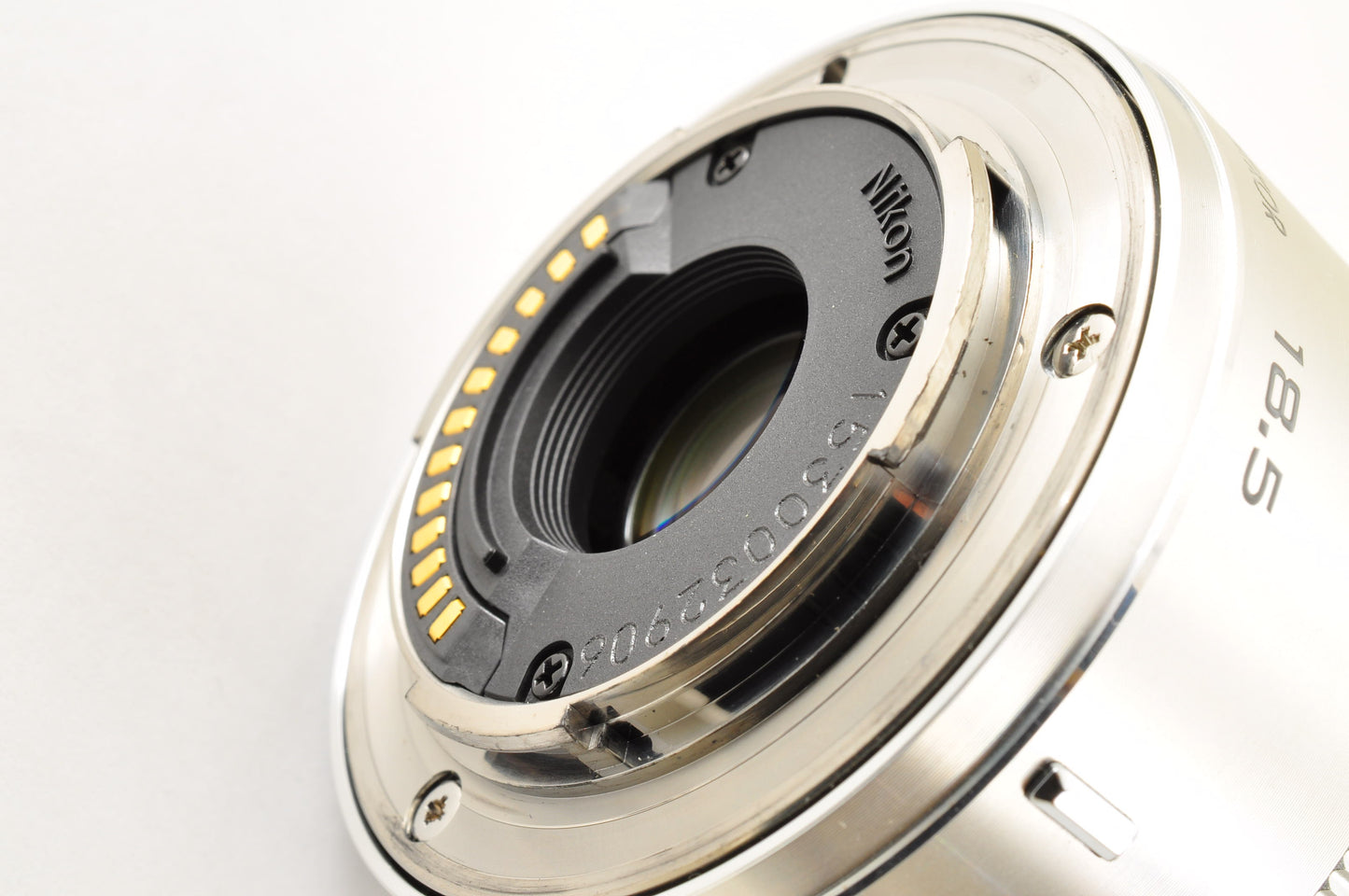 [US Duty Paid] Nikon 1 Nikkor 18.5mm F/1.8 Silver Lens for Nikon 1 mount US Ship