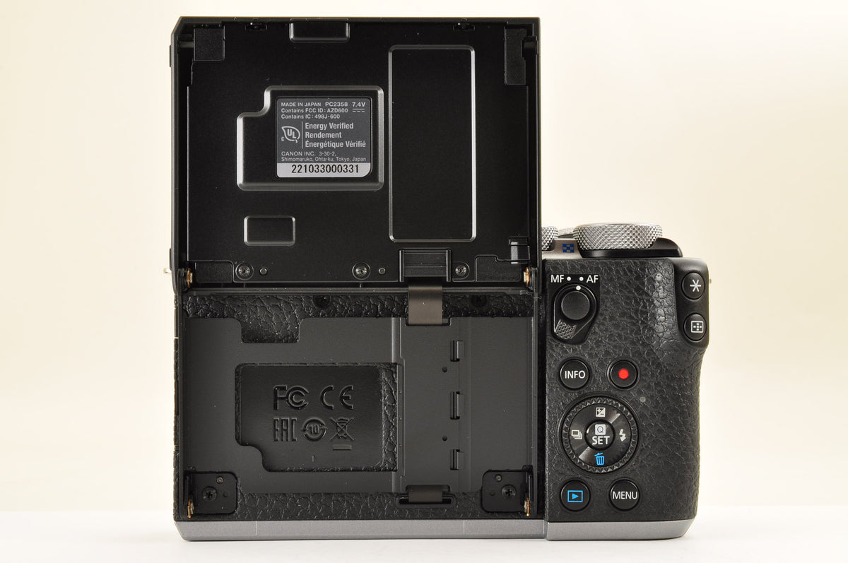 [Top Mint+] Canon EOS M6 Mark II Double Zoom Kit EF M15-45 M55-200 Lens US Stock