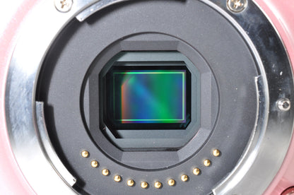 RARE! [Mint+] Nikon 1 S1 PINK Mirrorless Digital Camera  W zoom kit Ship from US