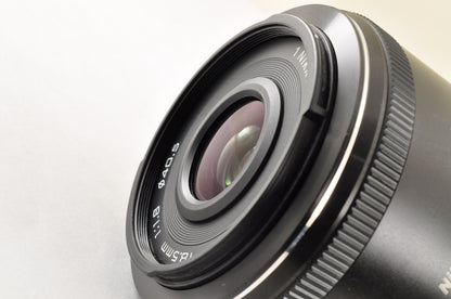[US Duty Paid] Nikon 1 Nikkor 18.5mm F/1.8 BLACK Lens for Nikon 1 mount US Ship