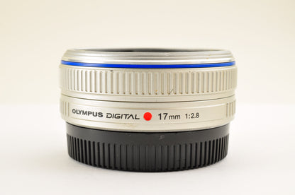 [Top Mint+] OLYMPUS M.ZUIKO DIGITAL 17mm f/2.8 Pancake Lens Silver  US OR Stock