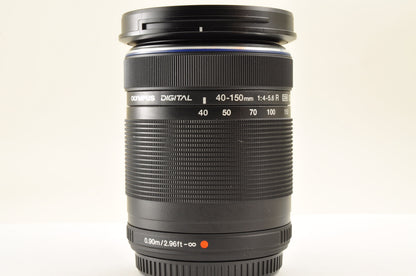 [Top Mint+] Olympus M.Zuiko Digital 40-150mm f/4-5.6 R ED Lens BLACK US Stock