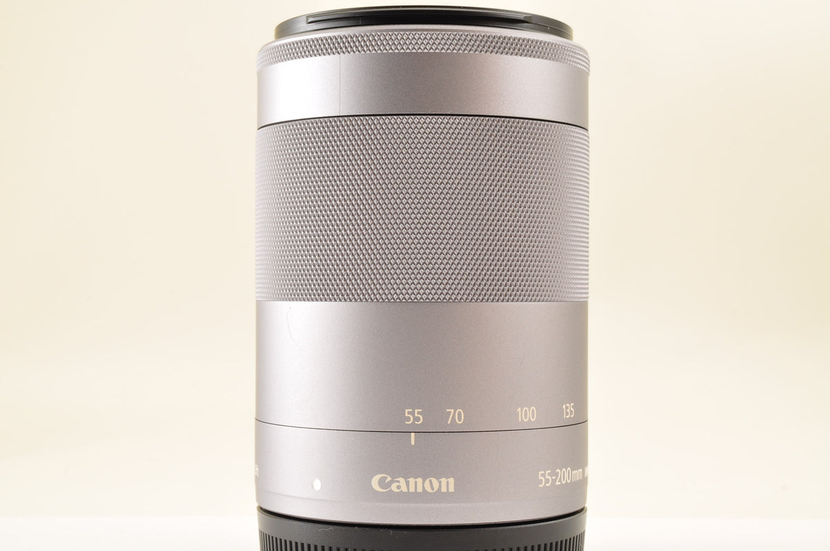 [US Duty Paid] Canon EF-M 55-200mm f/4.5-6.3 IS STM Silver for EF-M Lens US Ship