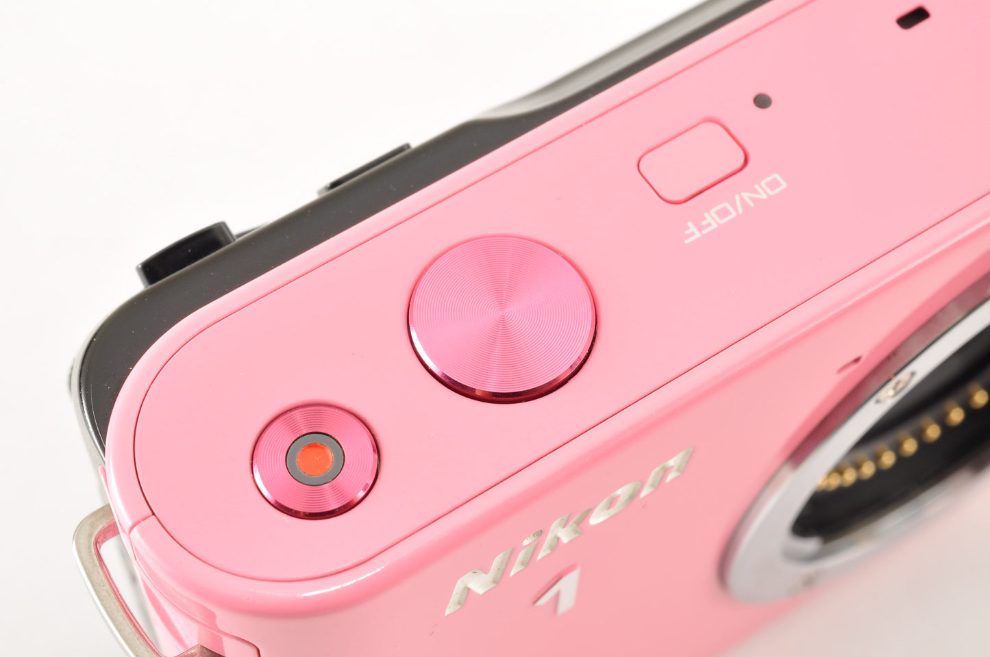 [Mint+++ SC:1653] Nikon 1 J1 Pink 10.1MP Mirrorless Camera 10-30mm & 30-110mm US