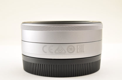 [Top Mint+] Canon EF-M 22mm f/2 STM AF Lens Silver for EOS EF-M Mount US OR Ship