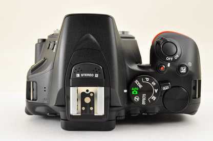 [Top Mint SC: 5804] Nikon D5600 24.2 MP DSLR 18-140mm VR Kit &35mm F/1.8 G USA