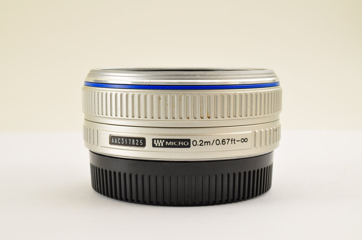 [Top Mint+] OLYMPUS M.ZUIKO DIGITAL 17mm f/2.8 Pancake Lens Silver  US OR Stock