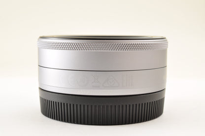 [Top Mint+] Canon EF-M 22mm f/2 STM AF Lens Silver for EOS EF-M Mount US OR Ship