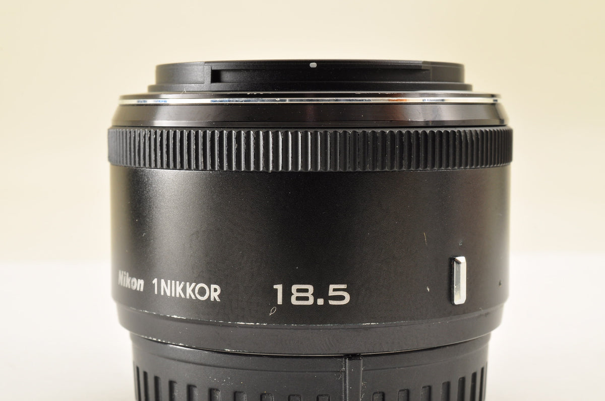 [US Duty Paid] Nikon 1 Nikkor 18.5mm F/1.8 Black Lens for Nikon 1 mount US Ship