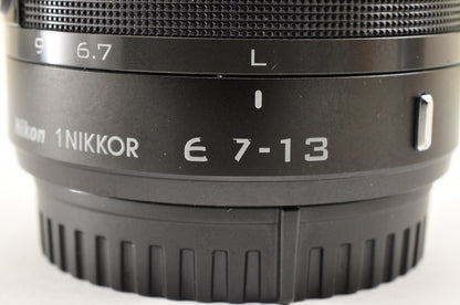 [Near Mint] Nikon 1 NIKKOR VR 6.7-13mm f/3.5-5.6 Wide-Angle Zoom Lens BLACK USA