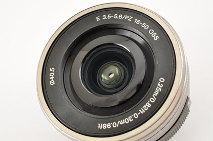 [Top Mint+++ SC: 6] SONY Alpha A5000 Digital Camera Silver & SELP1650 US Ships