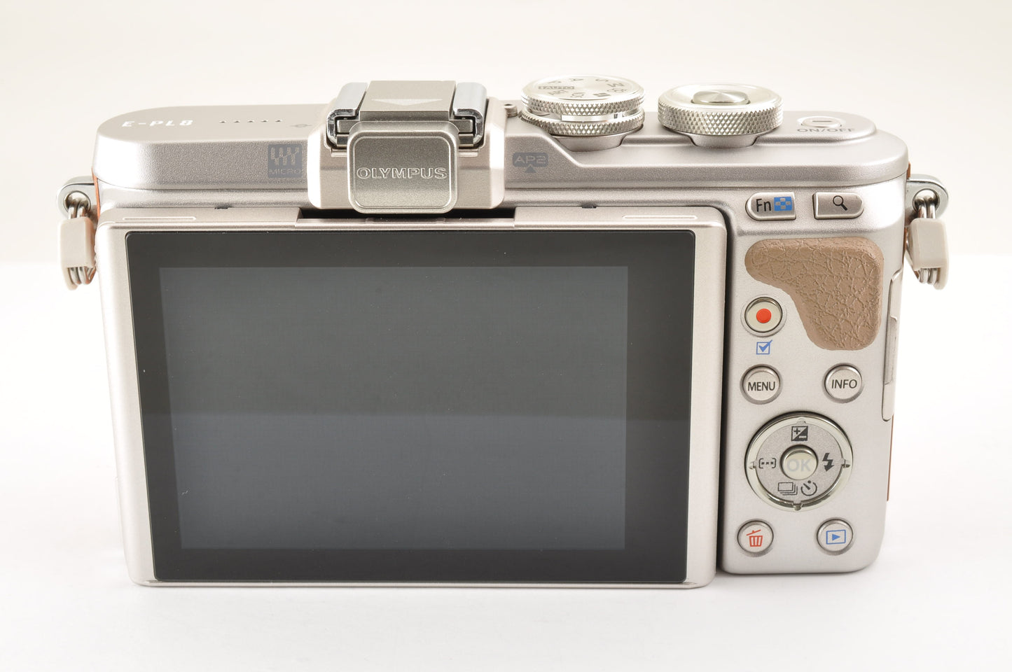 [US Duty Paid] OLYMPUS PEN E-PL8 Brown 14-42mm 40-150mm Lens Count:1917 From USA