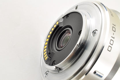 [Top Mint+] Nikon 1 NIKKOR 10-100mm F/4-5.6 VR ZOOM Lens Silver Ship from USA