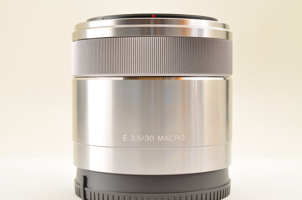 [Top Mint+++ in BOX] SONY E 30mm f/3.5 SEL30M35 SILVER E-Mount Macro Lens US OR