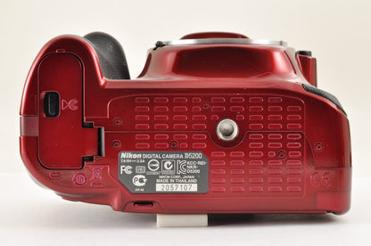 [Mint+] Nikon D5200 24.1MP Digital SLR Red w/18-55mm & 55-200mm VR US Ships