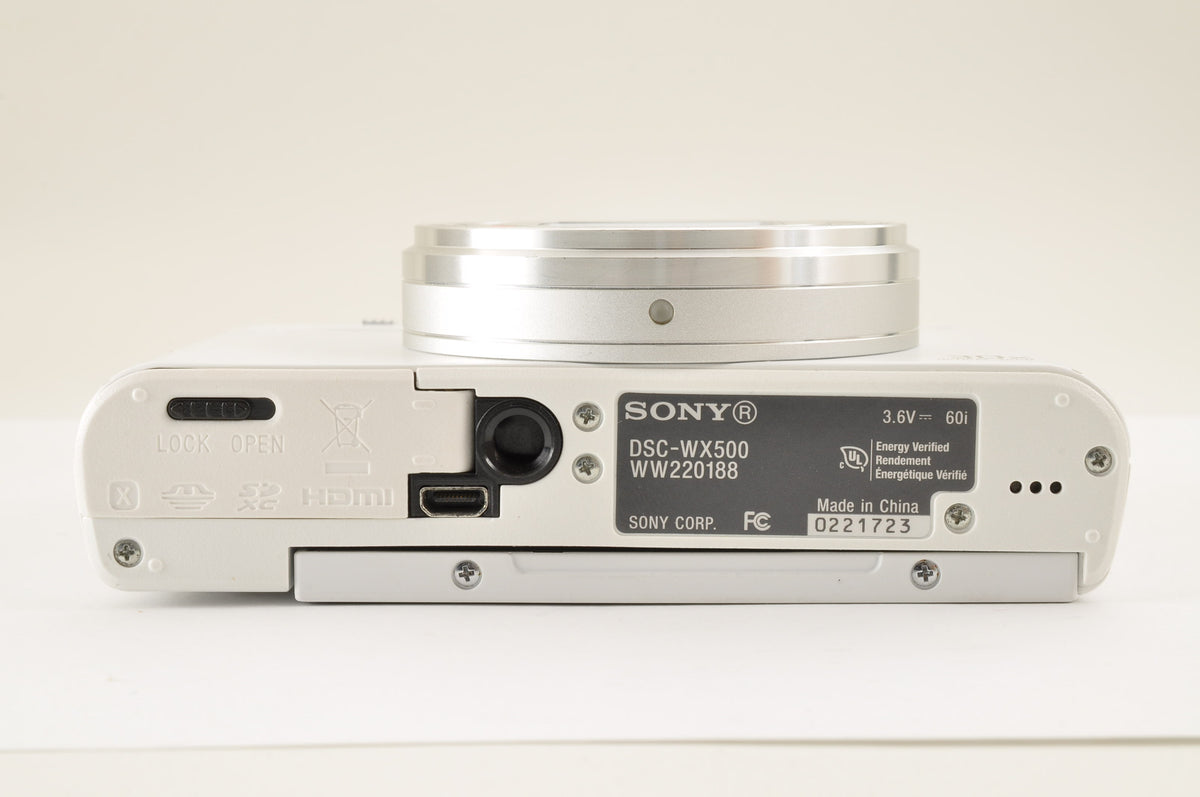 [Mint+++ in BOX] SONY Cyber-Shot DSC-WX500 White Compact Digital Camera US Stock