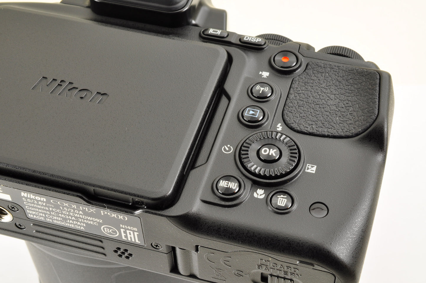 [Top Mint+] Nikon COOLPIX P900 Black 83x zoom 16MP Compact Digital Camera USA