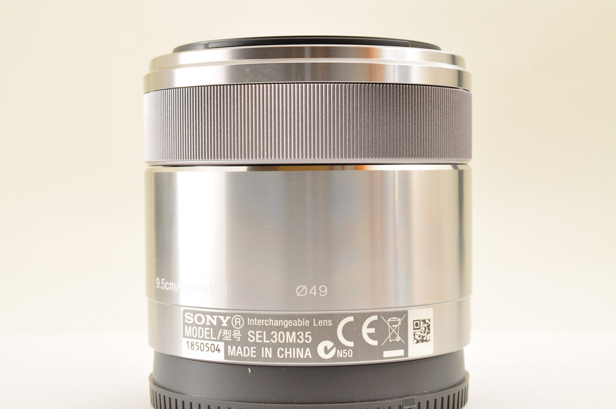 [Top Mint+++ in BOX] SONY E 30mm f/3.5 SEL30M35 SILVER E-Mount Macro Lens US OR